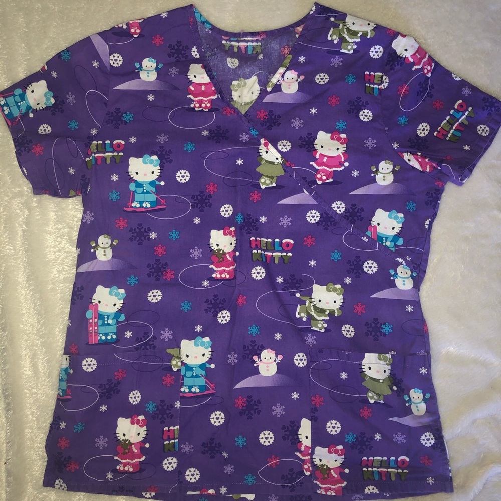 Hello Kitty Scrub Top